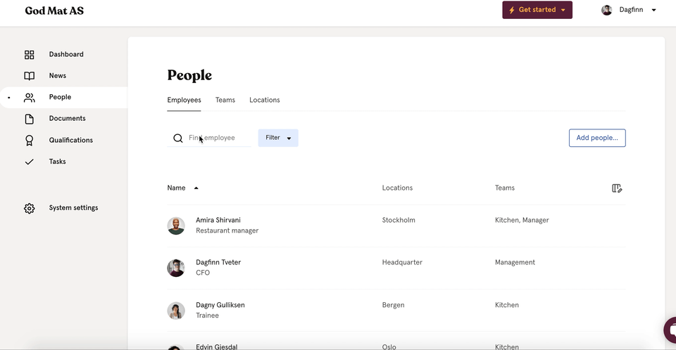 Add document to person