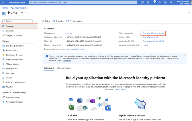 azure-create client secret