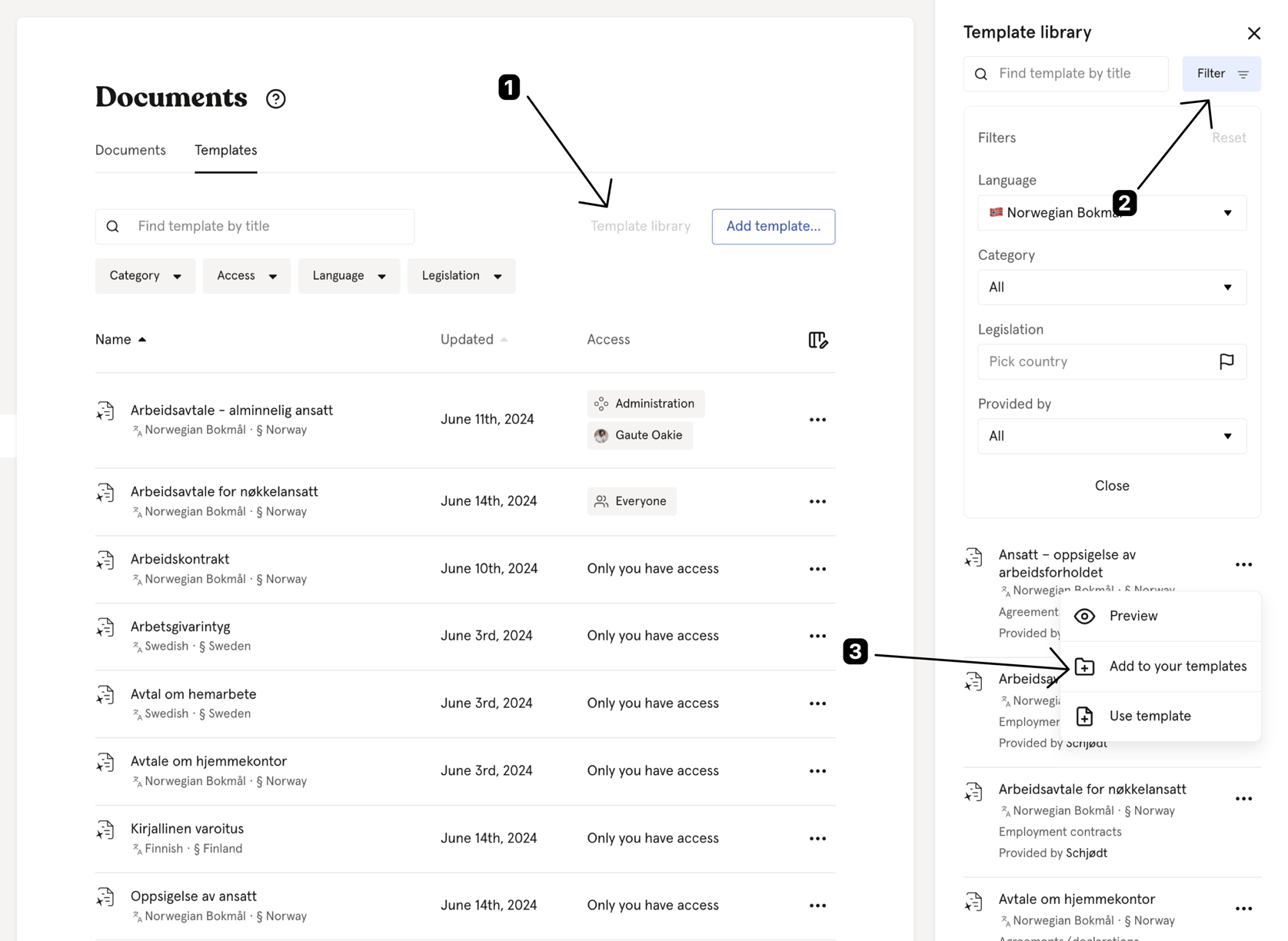 How to edit a document in Huma How to edit a document in Huma