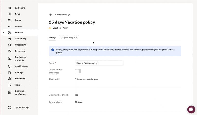 policy - bulk assign
