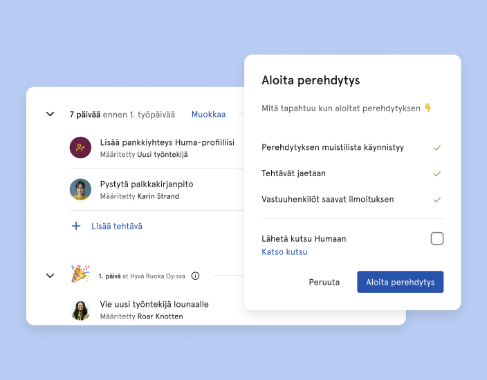 Rask og enkel velkomst-FI
